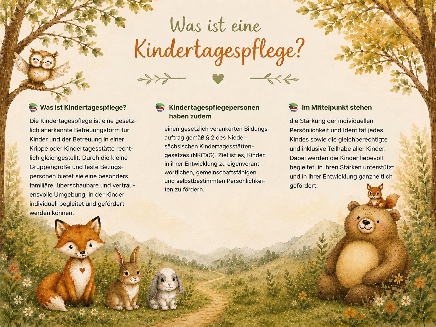 Grafik über Kindertagespflege